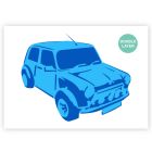 QBIX Mini Cooper Stencil - A3 Size - 2 layers