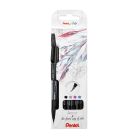 Pentel Brush Pen Sign Artist - Set of 4