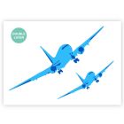 QBIX Airplane Stencil - A3 Size - 2 layers