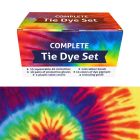 QBIX Tie Dye Set of 15 colors - Complete fabric dye tie dye kit with elastic and squeeze bottles