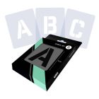 Letter Templates Set Complete Alphabet - Sans Serif - 2 sizes