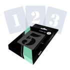 Number Stencil Set Complete Numbers & Symbols - Serif - 2 sizes
