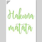 QBIX Hakuna Matata Stencil - A3 Size