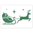 Reindeer Sleigh Template in 3 sizes