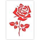 Rose stencil in 3 sizes
