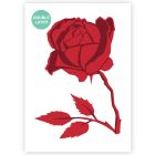 QBIX Rose Stencil - A3 size - 2 layers