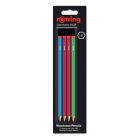 Rotring WoodCase HB Coloring pencils set of 4