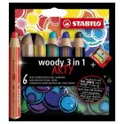 STABILO Woody colored pencils set of 6 colors