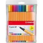 STABILO fineliner point 88 set of 15