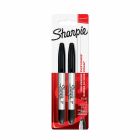 Sharpie Twin Tip Permanent Marker Blister - 2x black