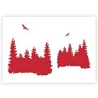QBIX Forest stencil - A3 size