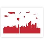 A3 Den Haag City Skyline Stencil