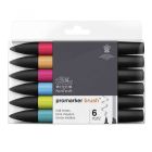 Winsor & Newton Promarker Brush set of 6 basic colors