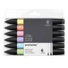 Winsor & Newton Promarker set of 6 Pastel shades