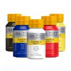 Winsor & Newton Galeria Acrylic paint 500ml - Set of 5 basic colours