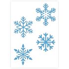 Snowflakes stencil in 3 sizes