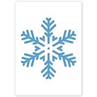 Snowflake stencil in 3 sizes