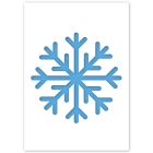Snowflake stencil in 3 sizes