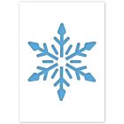 Stencil a fiocco di neve in 3 dimensioni