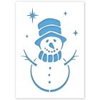 Snowman Stencil in 3 sizes