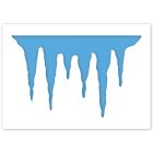 Icicle Stencil in 3 sizes
