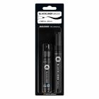 Molotow Blackliner Brush Marker & 30ml Refill Set