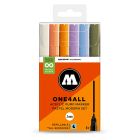 Molotow ONE4ALL Acrylic Markers Pastel Modern Set of 6 shades - 2mm