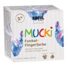 MUCKI - 4x 150ml mother of pearl finger paint set