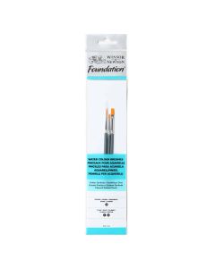 Winsor & Newton Foundation Watercolor brushes set of 3 pieces