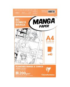 Clairefontaine A4 Manga paper - 40 sheets - Neutral