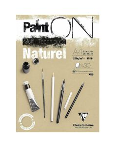 Clairefontaine Paint-ON A4 Block - Natural