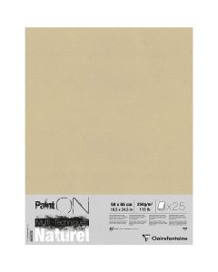 Clairefontaine Paint'ON Natural 50x65cm Sheets