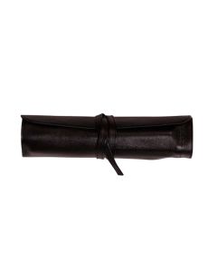 Rhodia Flying Spirit leather pencil roll - Black