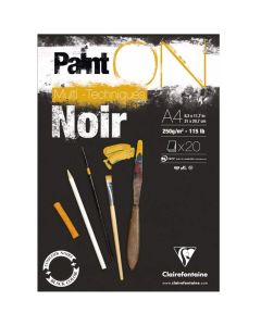 Clairefontaine Paint-ON A4 Block - Black