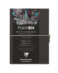 Clairefontaine Paint-ON Travel Journal - Black - Mixed Media