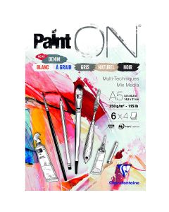 Clairefontaine Paint-ON A5 Block - 6 Colors
