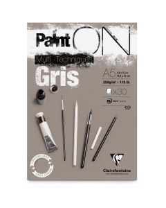 Clairefontaine Paint-ON A5 Block - Gray