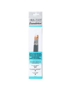Winsor & Newton Foundation Watercolor brushes set of 4 pieces