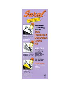 Saral transfer paper - Hobby set - 3x white - 1x yellow - 1x graphite