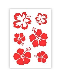 Aloha Flower Stencils in 3 sizes