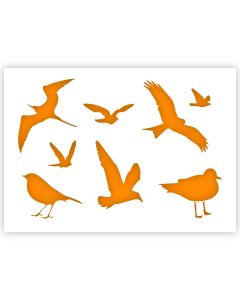 Bird Stencil in 3 sizes