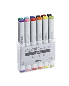 Copic Sketch Markers set 12-Piece Basic Colors