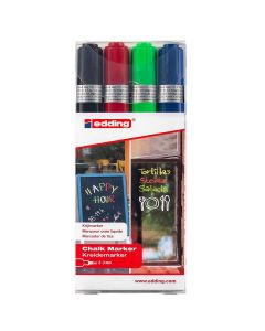 Edding 4095 Chalk marker set of 4 colors