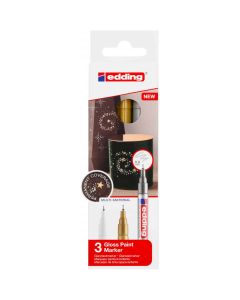 Edding 780 paint marker set of 3 metallic colors