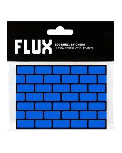 FLUX Eggshell Stickers 50 pieces Bricks Cyan