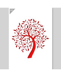 QBIX Tree Stencil - A3 Size