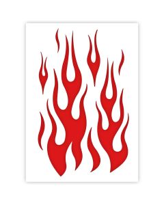 Flames Stencil in 3 sizes