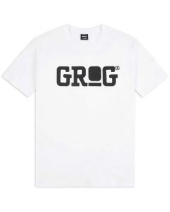 Grog Classic Logo T-shirt black on white