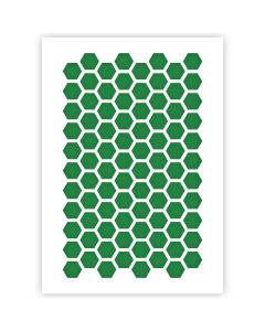 Hexagon Pattern Template in 3 sizes