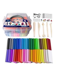 QBIX Polymer Clay Set - 36 Colors (28 g/ps) Modeling Clay